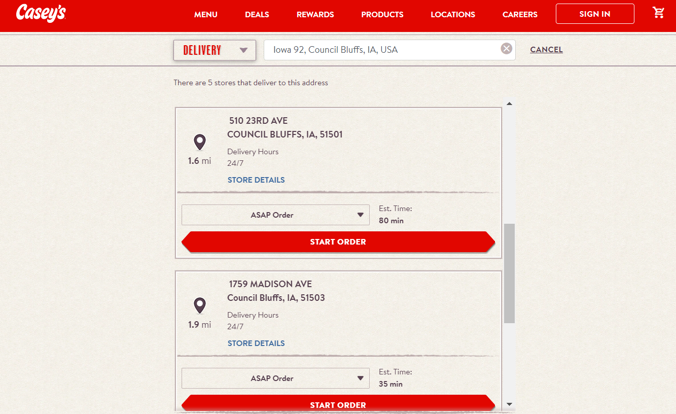 Does Casey's deliver pizza? FAQ's about Casey's Pizza